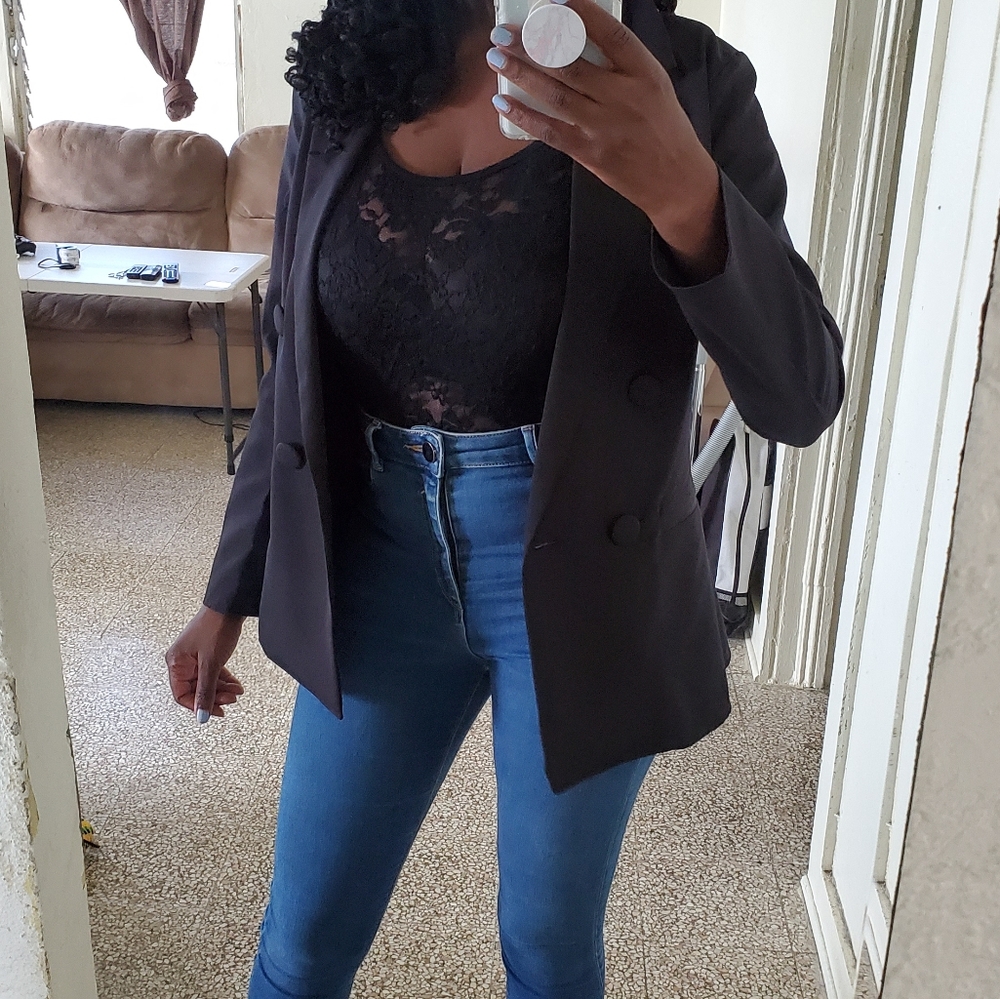 🔴FINAL SALE! Lace Peplum Top